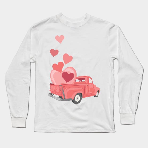 Love Truck Long Sleeve T-Shirt by SWON Design